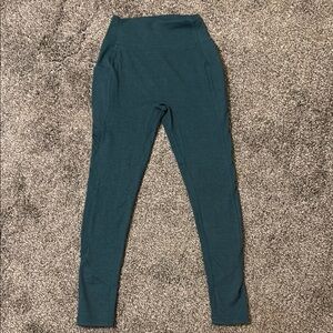 Emerald green High-Waisted Seamless Leggings